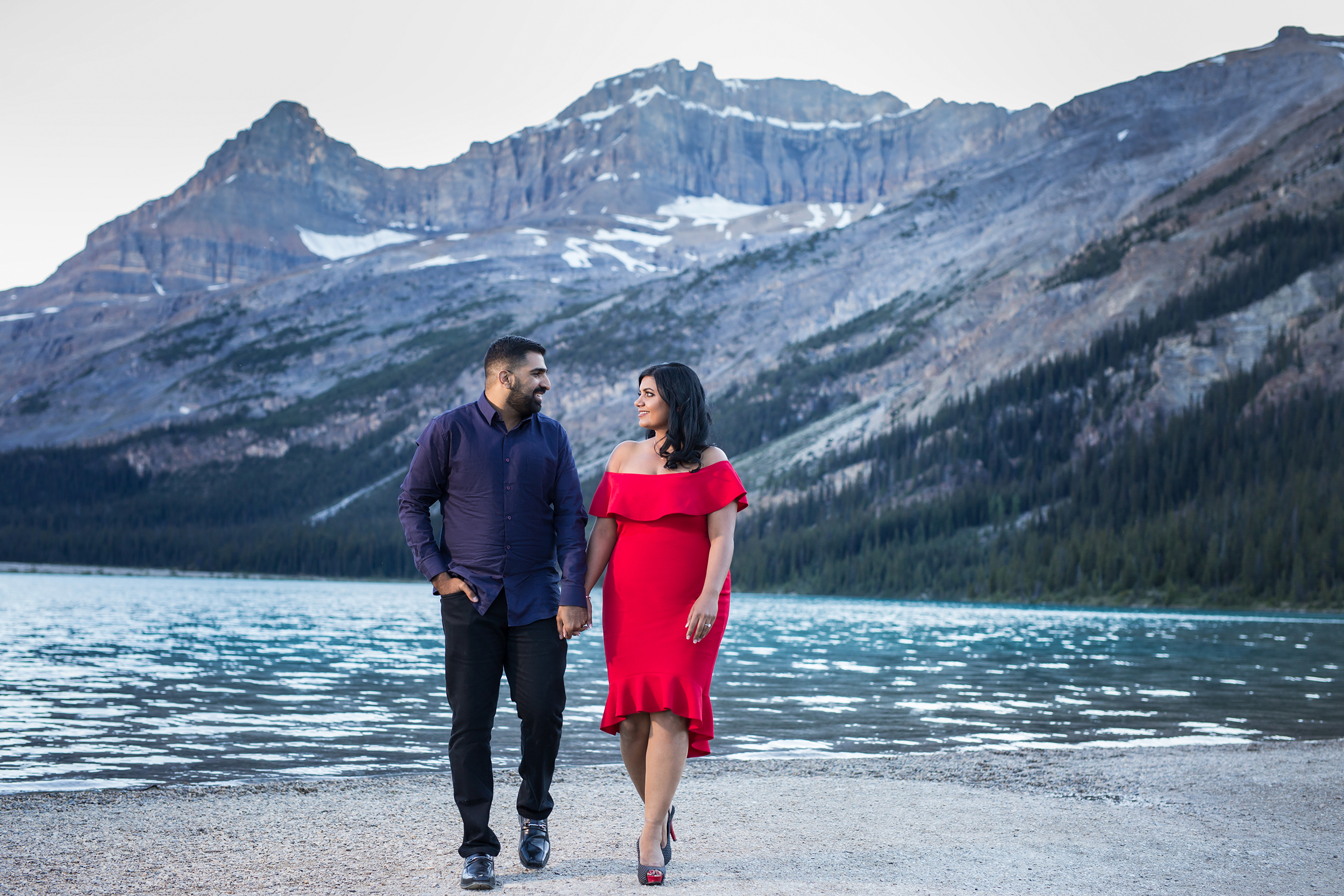 Bow Lake engagement