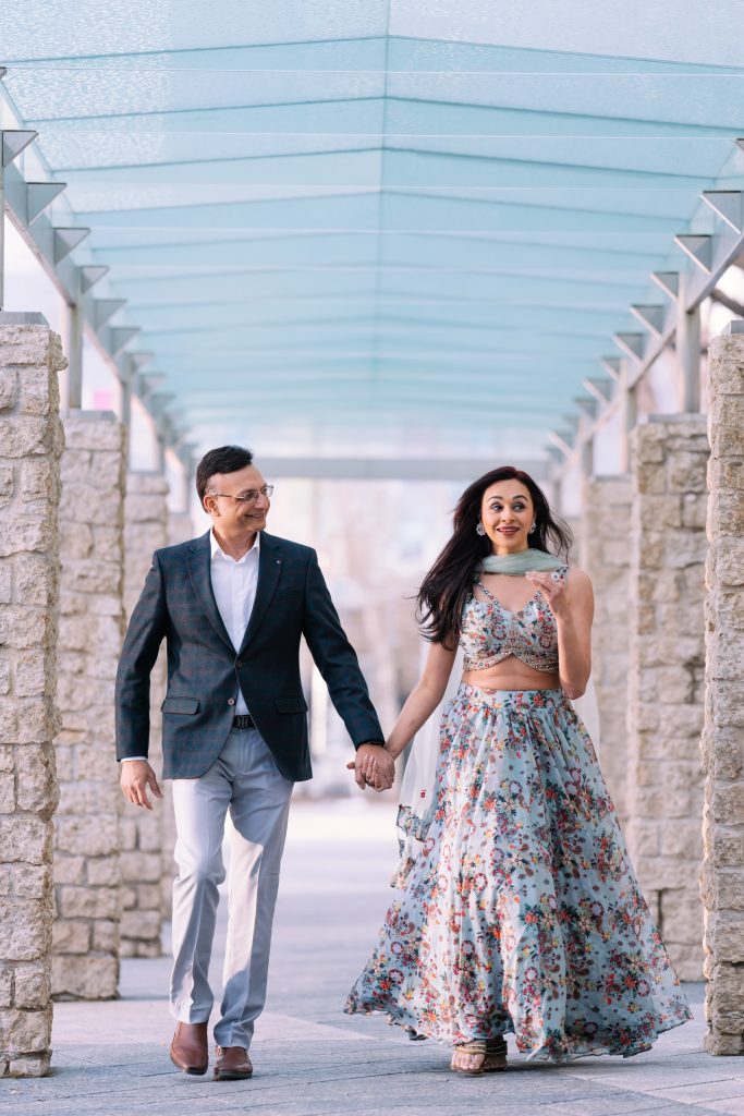 Ran & Lavanya's Anniversary photo shoot at Edmonton Churchil Square