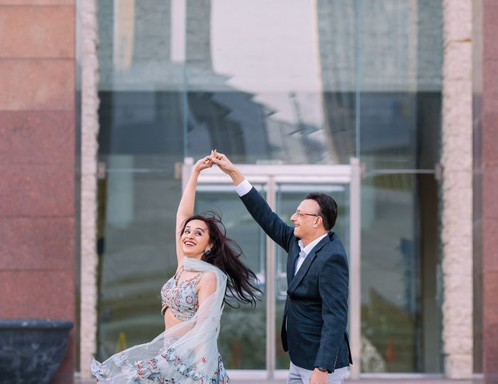 Ran & Lavanya's Anniversary photo shoot at Edmonton Churchil Square